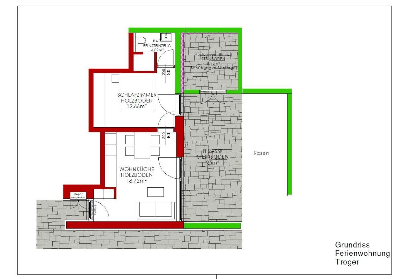 Ferienwohnung Troger Fieberbrunn Bagian luar foto